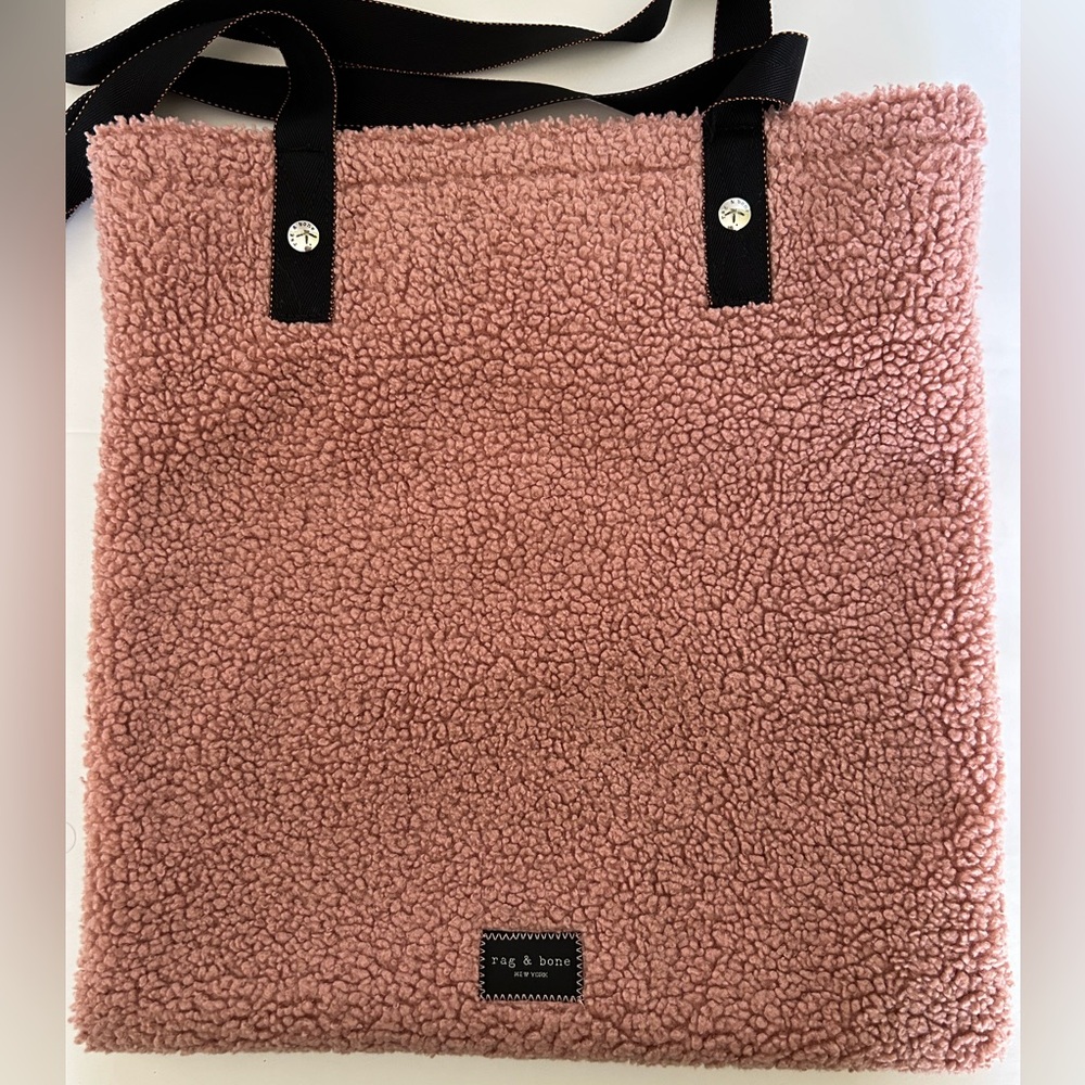 Rag & Bone Sherpa Tote Pink